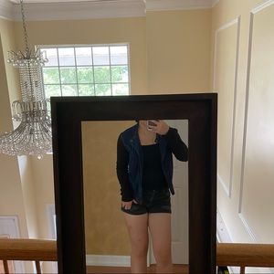 Faux denim jacket